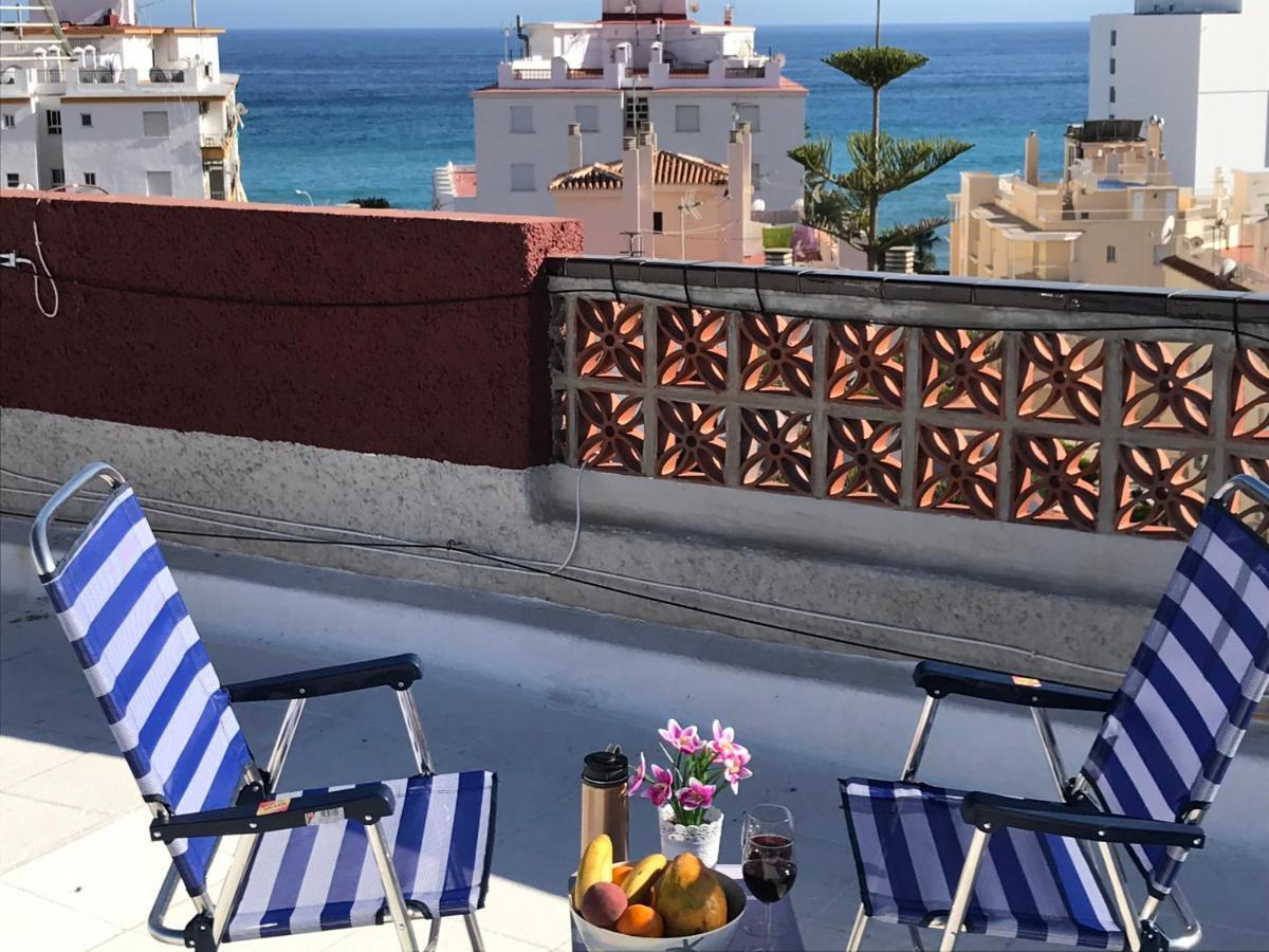 Mini Penthouse Close To Beach With Nice Seaviews Nerja Kültér fotó